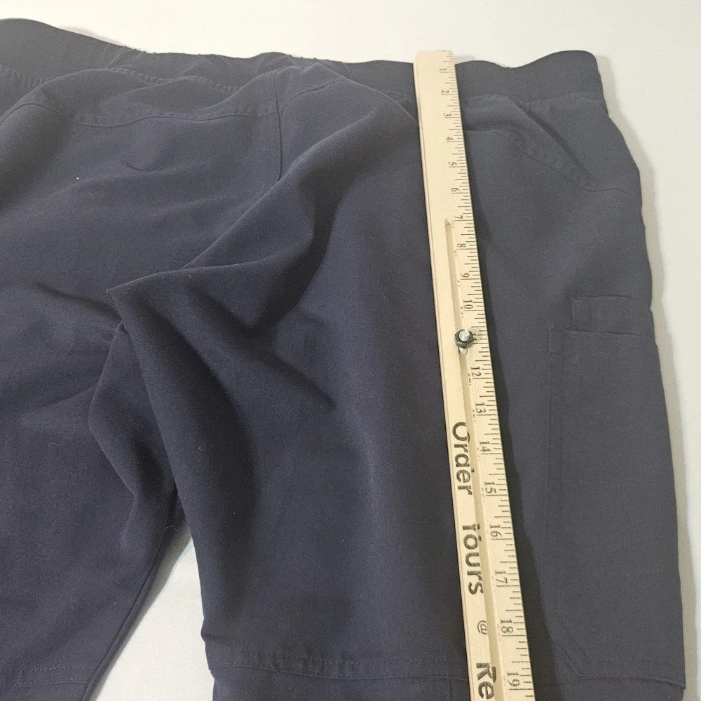 Figs Technical Collection Mens Scrub Pants Black 2XL Joggers Drawstring NAVY